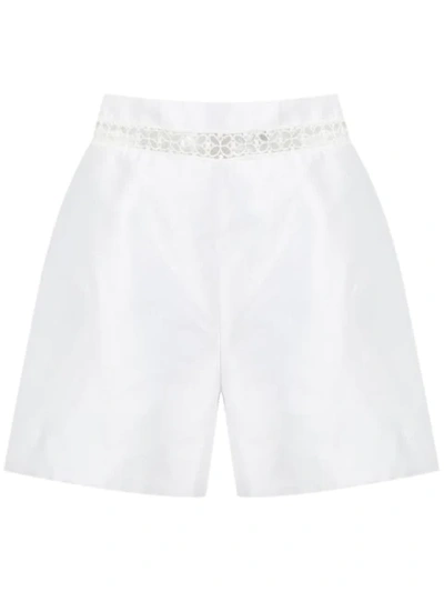 Martha Medeiros Lita Zibeline Shorts In White