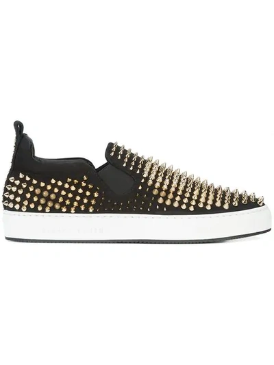 Philipp Plein My Point Slip-on Sneakers In Black