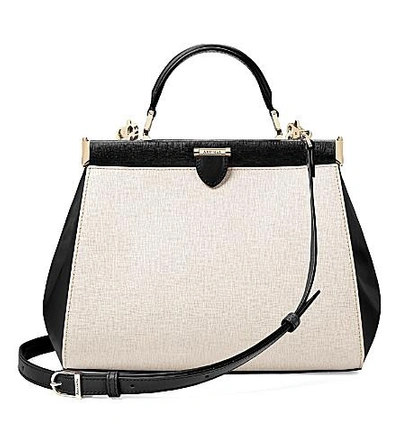 Aspinal Of London Florence Frame Leather Purse In Monochrome