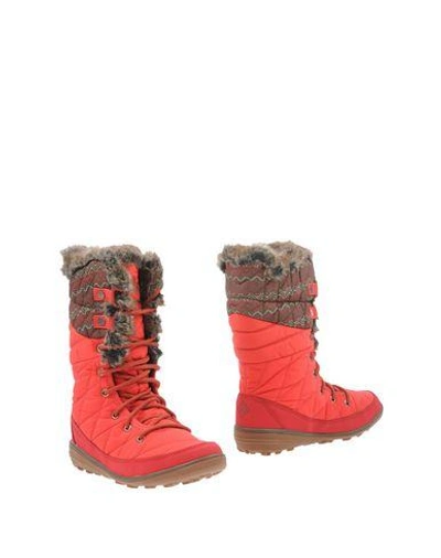 Columbia Boots In Red
