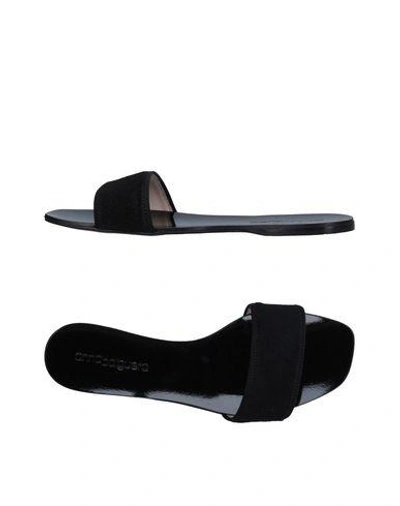 Anna Baiguera Sandals In Black