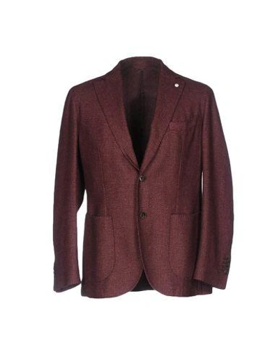 L.b.m 1911 Blazer In Maroon