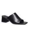 French Connection Dinner Block Heel Slide Sandal In Black