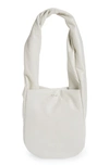 Ree Projects Medium Helene Soft Twist Leather Shoulder Bag In White