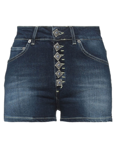 Dondup Denim Shorts In Blue