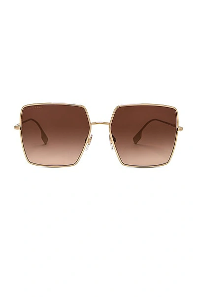 Burberry Daphne Sunglasses In Brown
