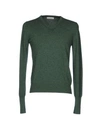 Ballantyne Cashmere Blend In Military Green