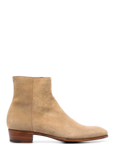 Lidfort Almond-toe Ankle Boots In Neutrals