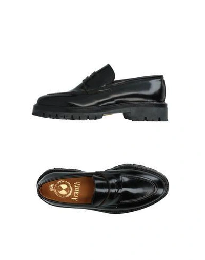 Aranth Loafers In Black