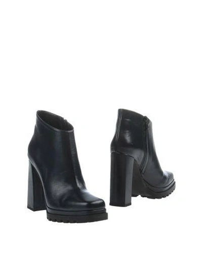 Gianni Marra Ankle Boots In Dark Blue