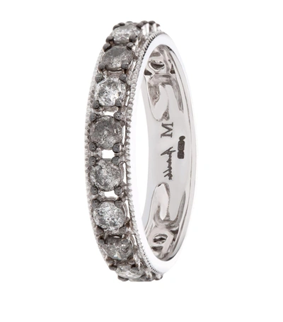 Annoushka Dusty Diamond Eternity Ring In Silver