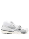 Nike Air Trainer 1 Leather High-top Trainers In Photon Dust/lt Smoke Grey-smoke Grey-white