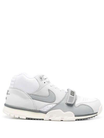 Nike Air Trainer 1 Leather High-top Trainers In Grey