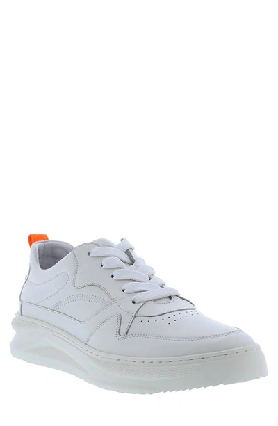 French Connection Men's Zeke Lace Up Fashion Sneakers Men's Shoes In White