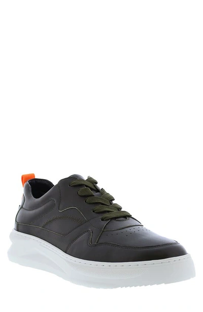 French Connection Men's Zeke Lace Up Fashion Sneakers Men's Shoes In Army