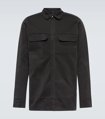 Byborre Organic Cotton Shirt Jacket In Black