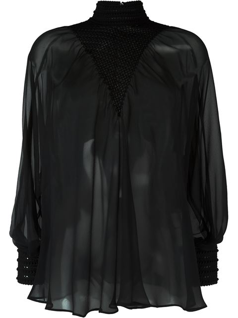 Fendi Sheer Blouse | ModeSens