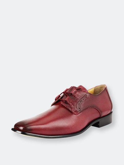 Libertyzeno Blacktown Man Made Oxford Style Dress Shoes In Red