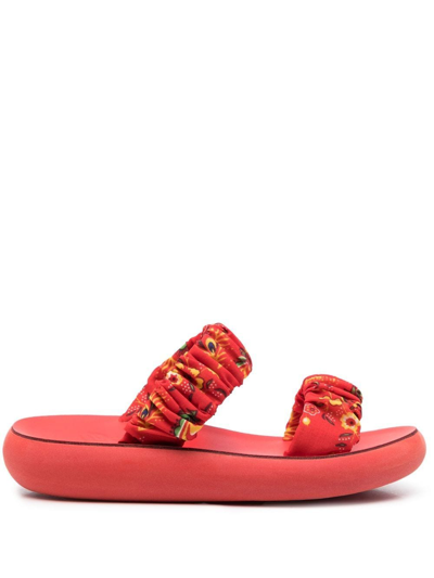 Ancient Greek Sandals Scrunchie Melia Sandals In Multicoloured