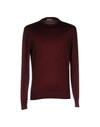 Cruciani Cashmere Blend In Maroon