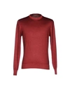 Cruciani Cashmere Blend In Brick Red