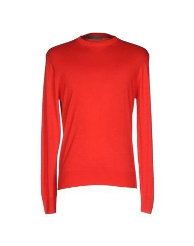 Cruciani Sweaters In Red