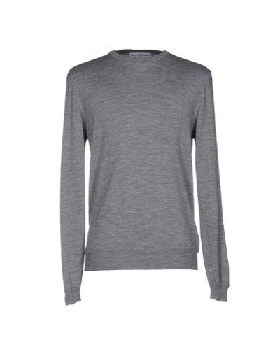 Grey Daniele Alessandrini Sweaters In Grey