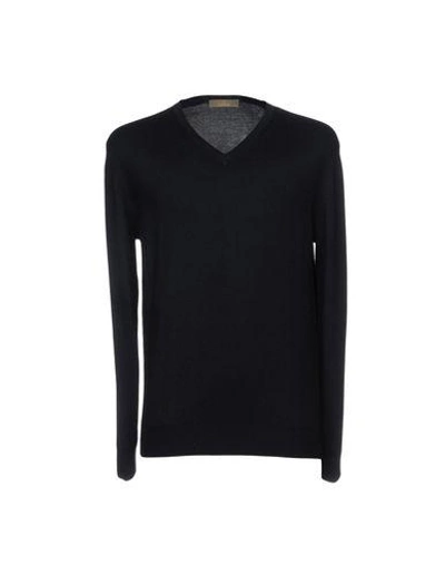 Cruciani Sweaters In Dark Blue