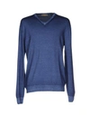 Cruciani Sweaters In Slate Blue