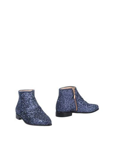 Anna Baiguera Ankle Boot In Blue