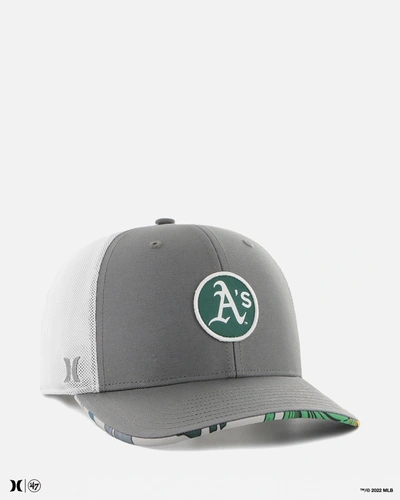 Supply Accessories Men's Hurley X 47 Oakland Athletics Trucker Hat, Size Os