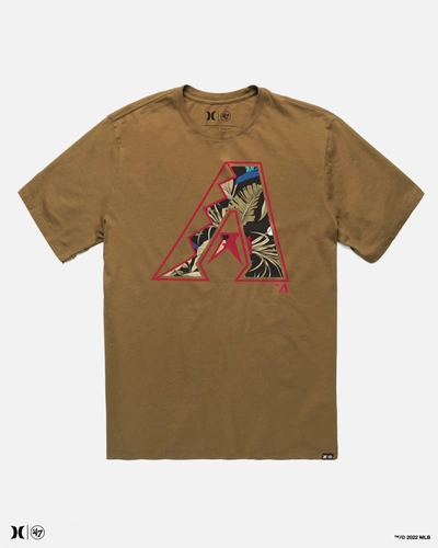 United Legwear Men's Hurley X 47 Arizona Diamondbacks Short Sleeve T-shirt In Golden Doodle