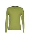 Blauer Sweater In Light Green