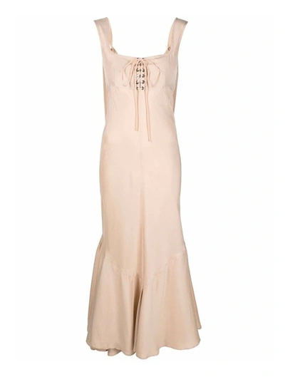 Sportmax Cora Midi Dress In Neutrals