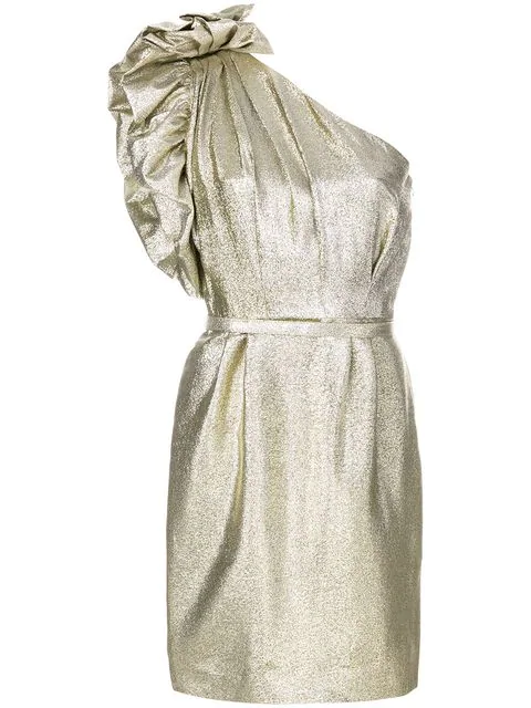 stella mccartney gold dress
