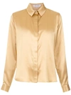 Gloria Coelho Silk Classic Shirt - Neutrals