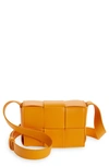 Bottega Veneta Mini Cassette Intrecciato Leather Crossbody Bag In Cob