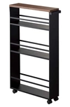 Yamazaki Tower Rolling Storage Cart In Black