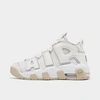 Nike Kids' Air More Uptempo "phantom" Sneakers In White/gum Lt Brown/team Red