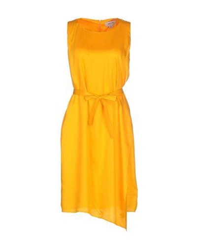 Ready To Fish By Ilja Short Dress In Apricot