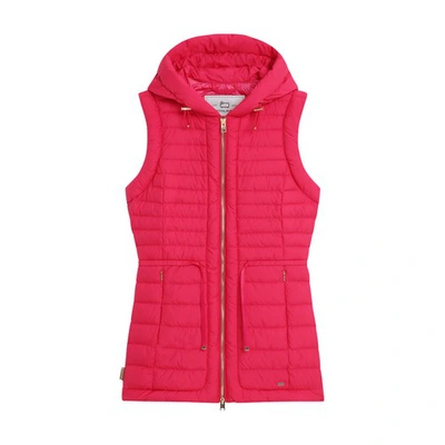 Woolrich Hibiscus Padded Gilet In Juice