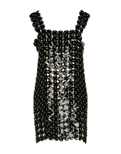 Paco Rabanne Evening Dress In Black