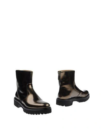 Alberto Guardiani Ankle Boot In Bronze