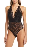 Wishlist Lace Bodysuit In Black