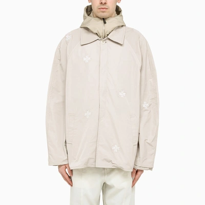 Kusikohc Beige Field Jacket With Waistcoat
