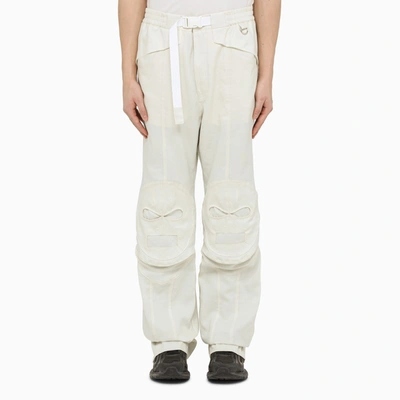 Kusikohc White Mask Cargo Pants