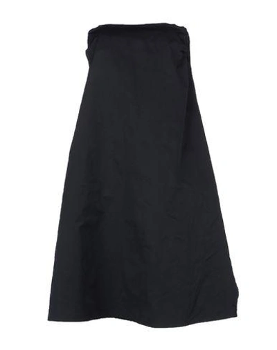 Hache Short Dress In Black
