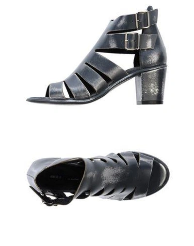 Miista Sandals In Steel Grey