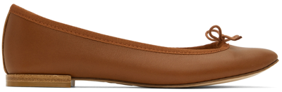 Repetto Brown Cendrillon Ballerina Flats In Cuba Camel