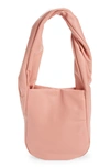 Ree Projects Medium Helene Soft Twist Leather Shoulder Bag In Peach